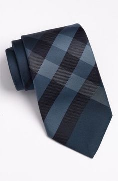 Stylish Red and Blue Striped Tie