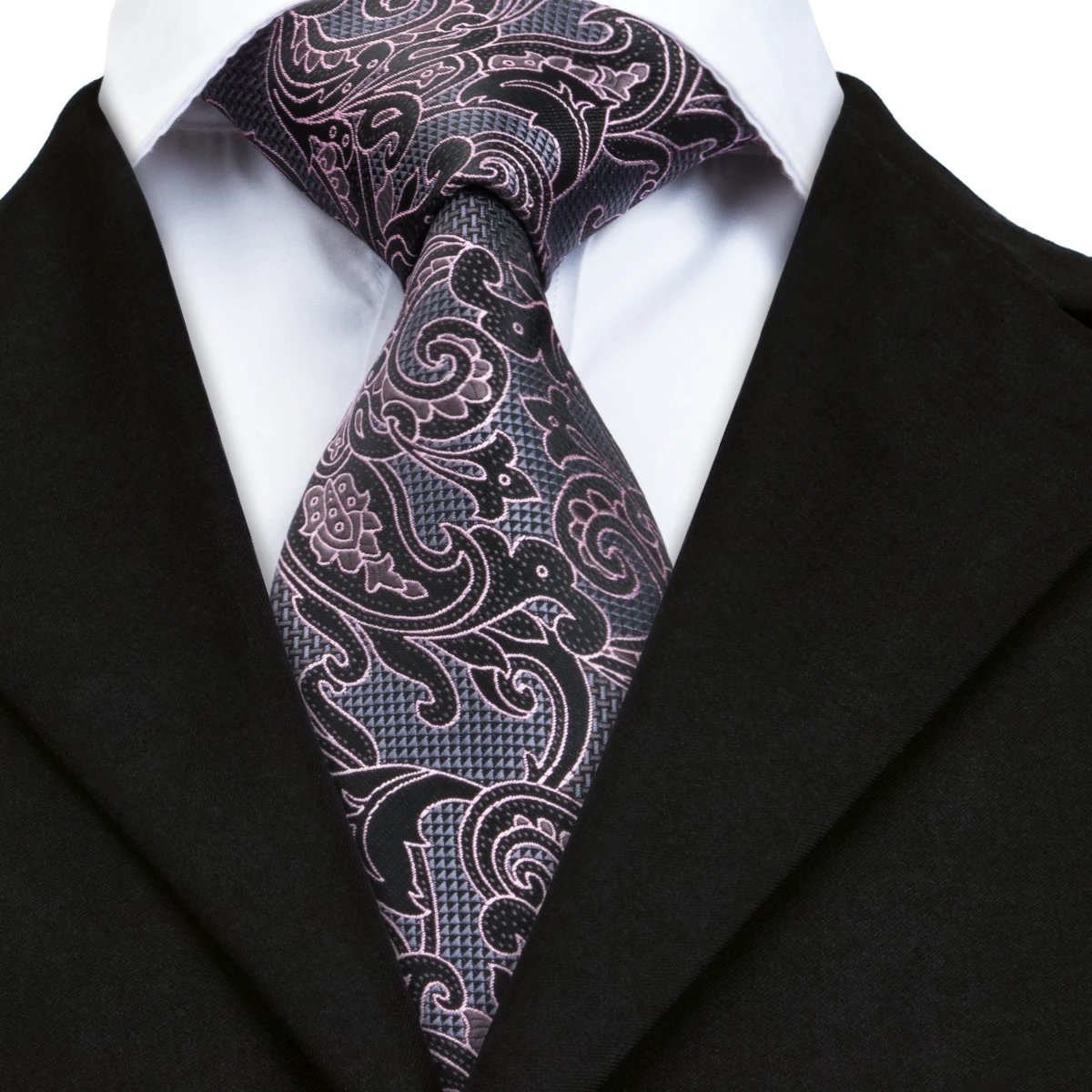 Classic Paisley Silk Tie for Men