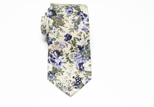 Retro Blue Floral Men