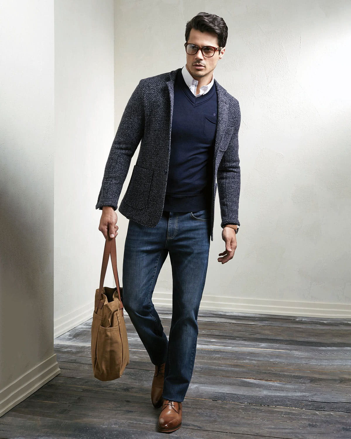 Effortlessly Stylish: Autumn Smart Casual Ensemble for Men