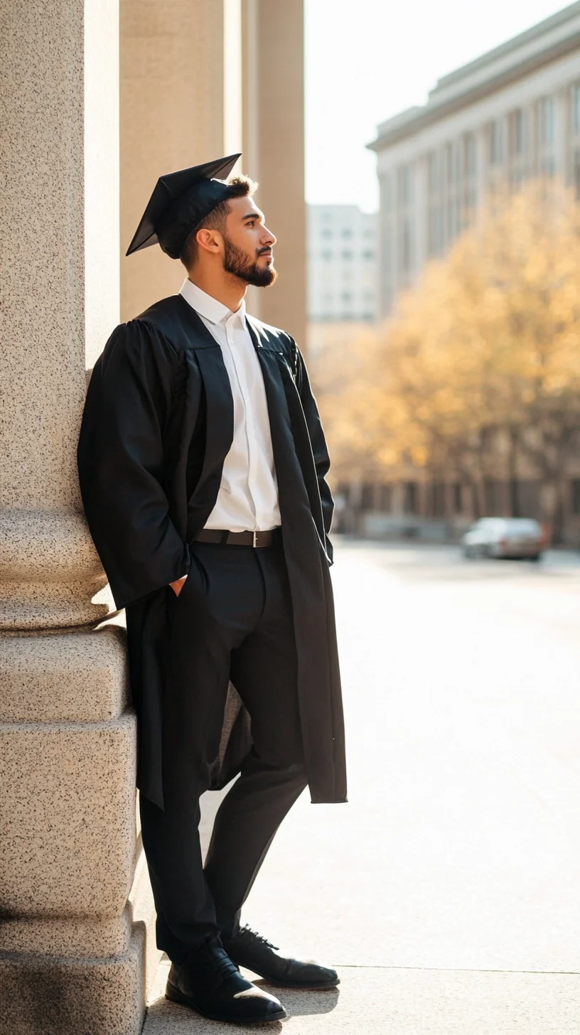 Elevate Your Graduation Look: A Chic Blend of Tradition and Modern Minimalism