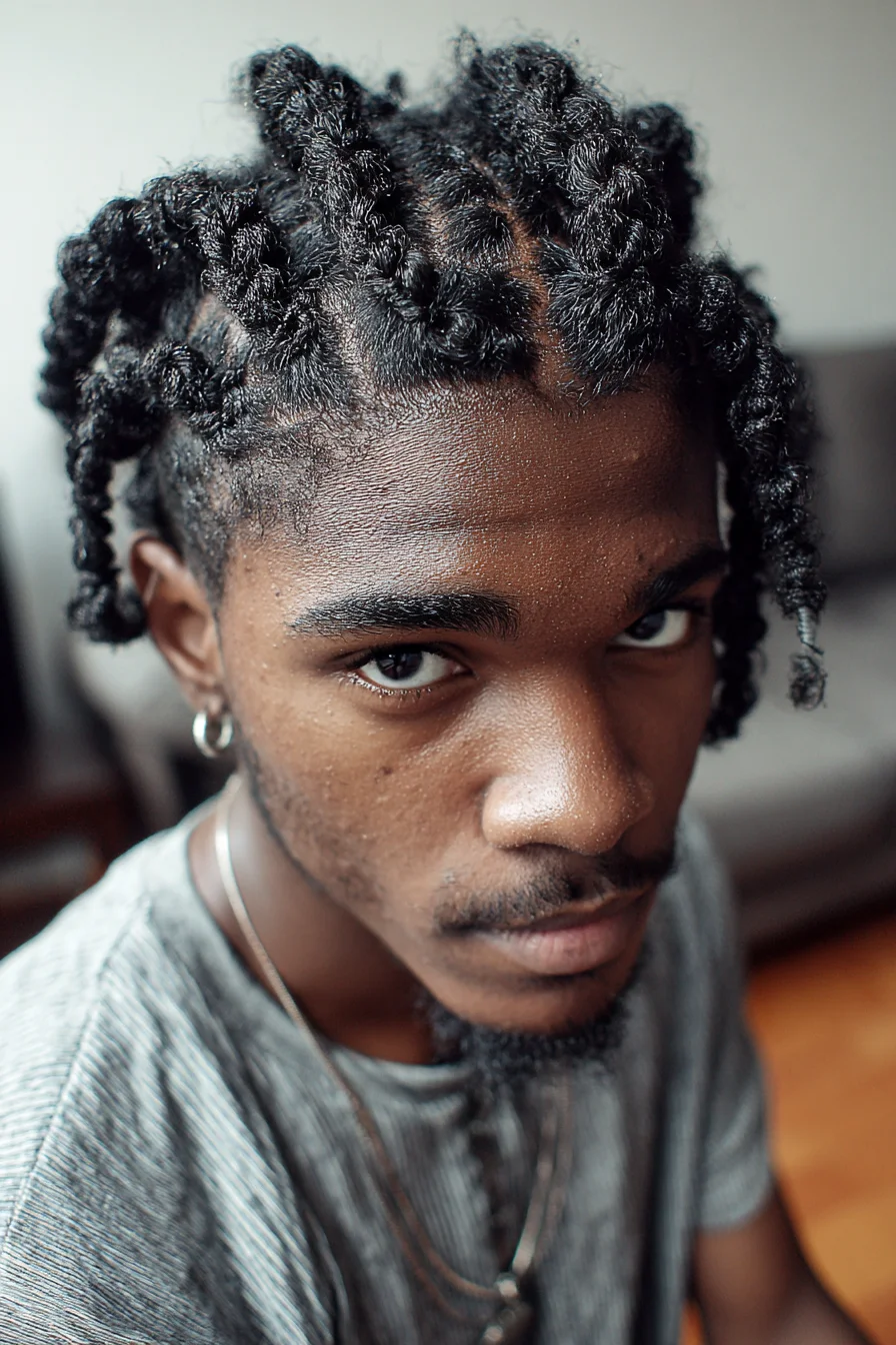 Chunky Two-Strand Twists for Men — Textured Protective Hairstyle