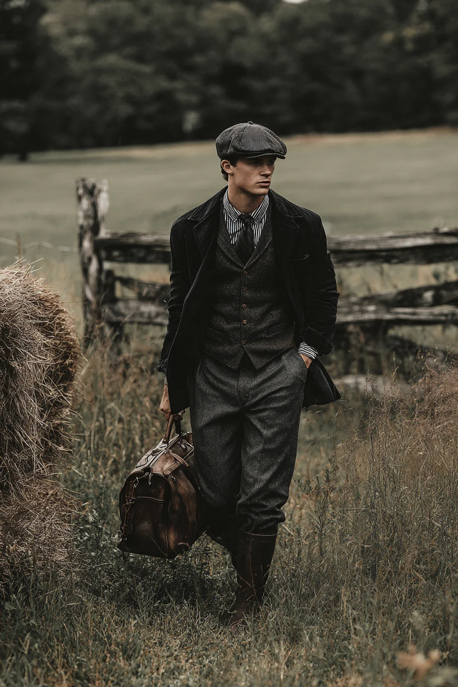 Heritage Tweed & Wool Ensemble — Country Styling for Modern Men
