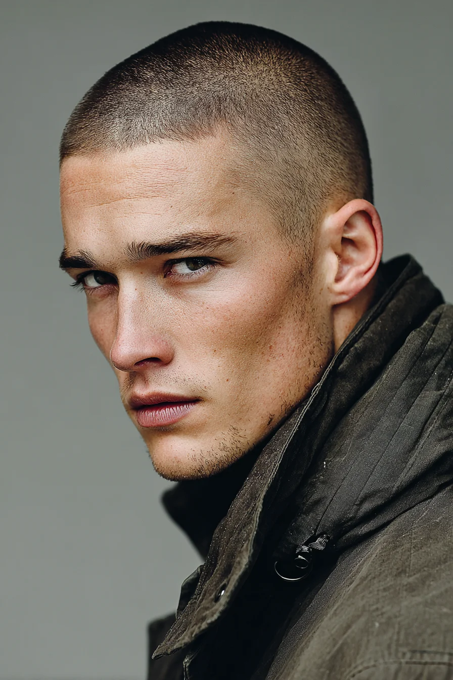High-and-Tight Buzz Cut — Clean Mens Short Hair with Skin Fade