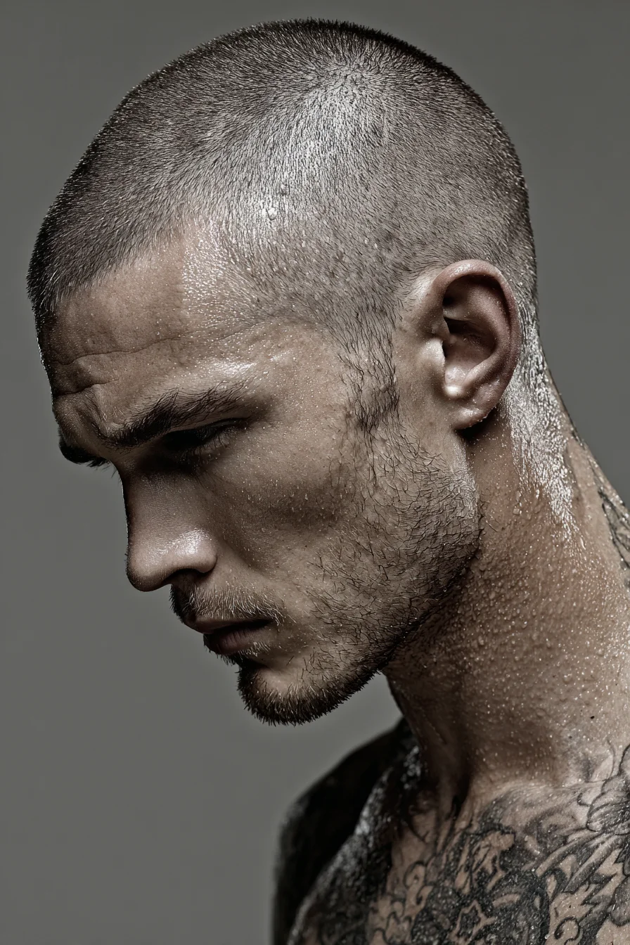 High-and-Tight Buzz Cut for Men — Clean Close-Cut Hairstyle