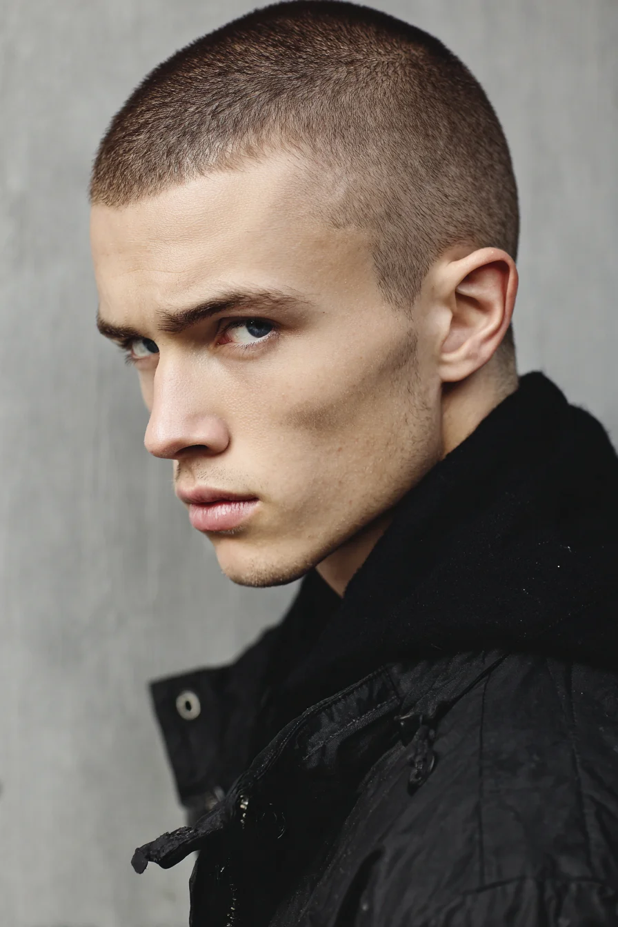 Mens Buzz Cut — Close Crop Short Back & Sides