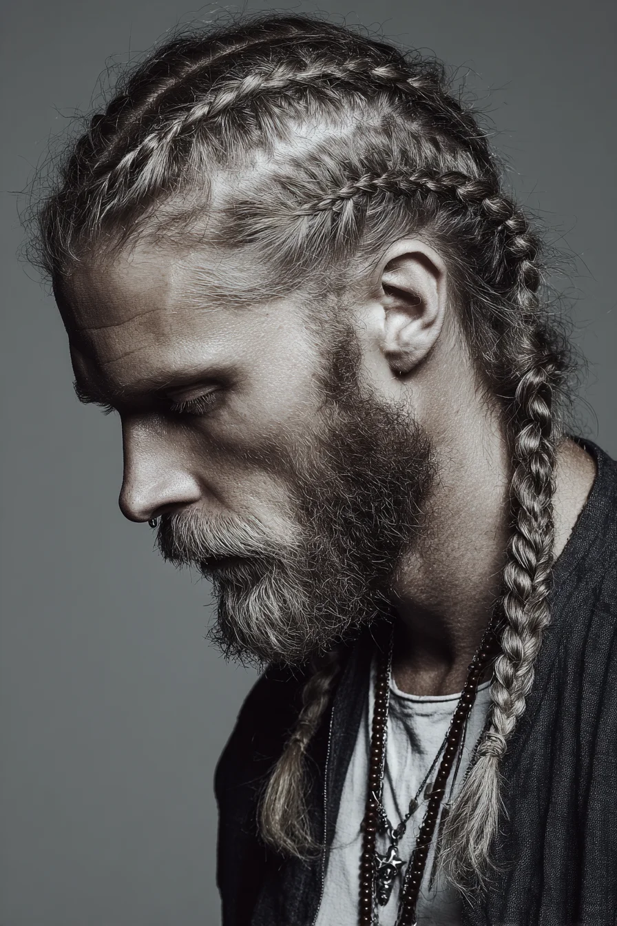 Mens Double Dutch Braids — Long Braided Hairstyle for Thick Hair