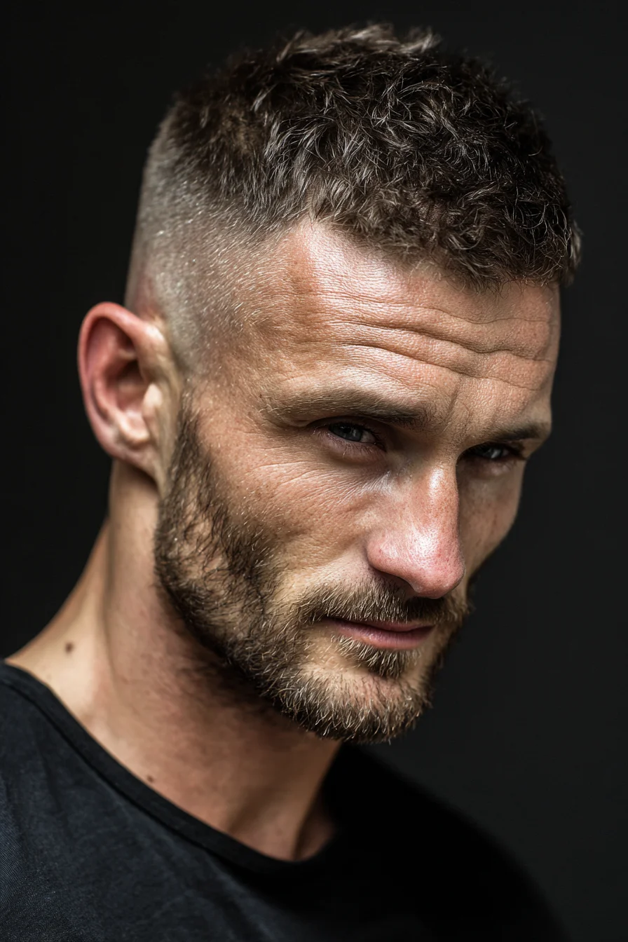 Textured Crop with High Fade — Modern Short Mens Hairstyle