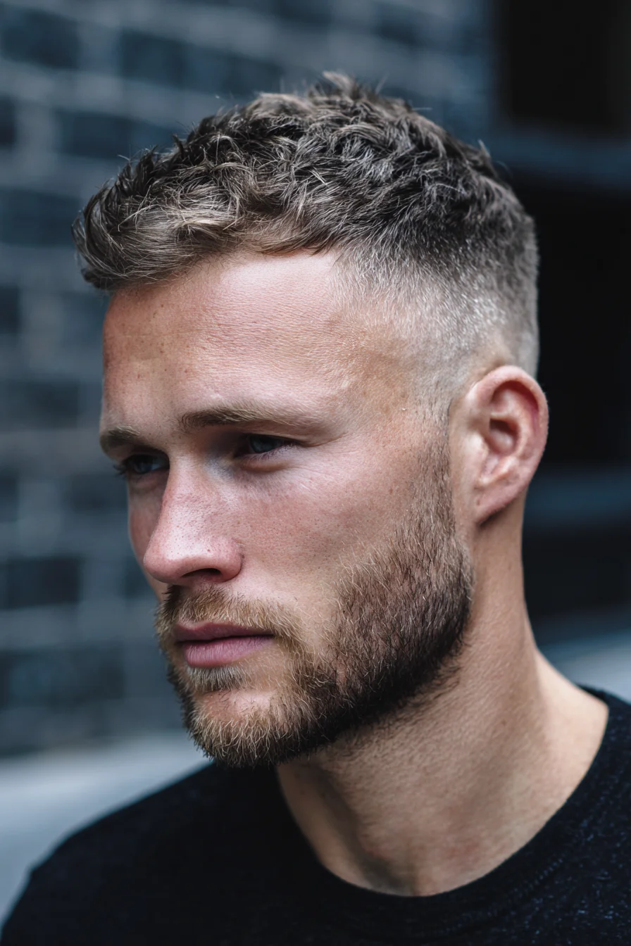 Textured Crop with High Skin Fade — Modern Short Mens Hairstyle