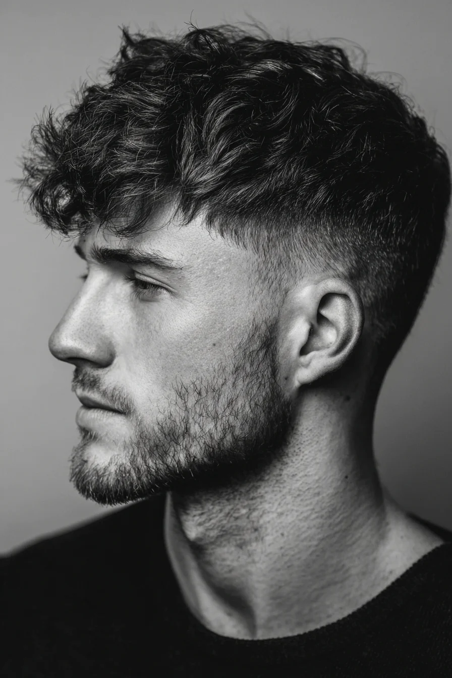 Textured Crop with Low Fade — Mens Modern Fringe Hairstyle
