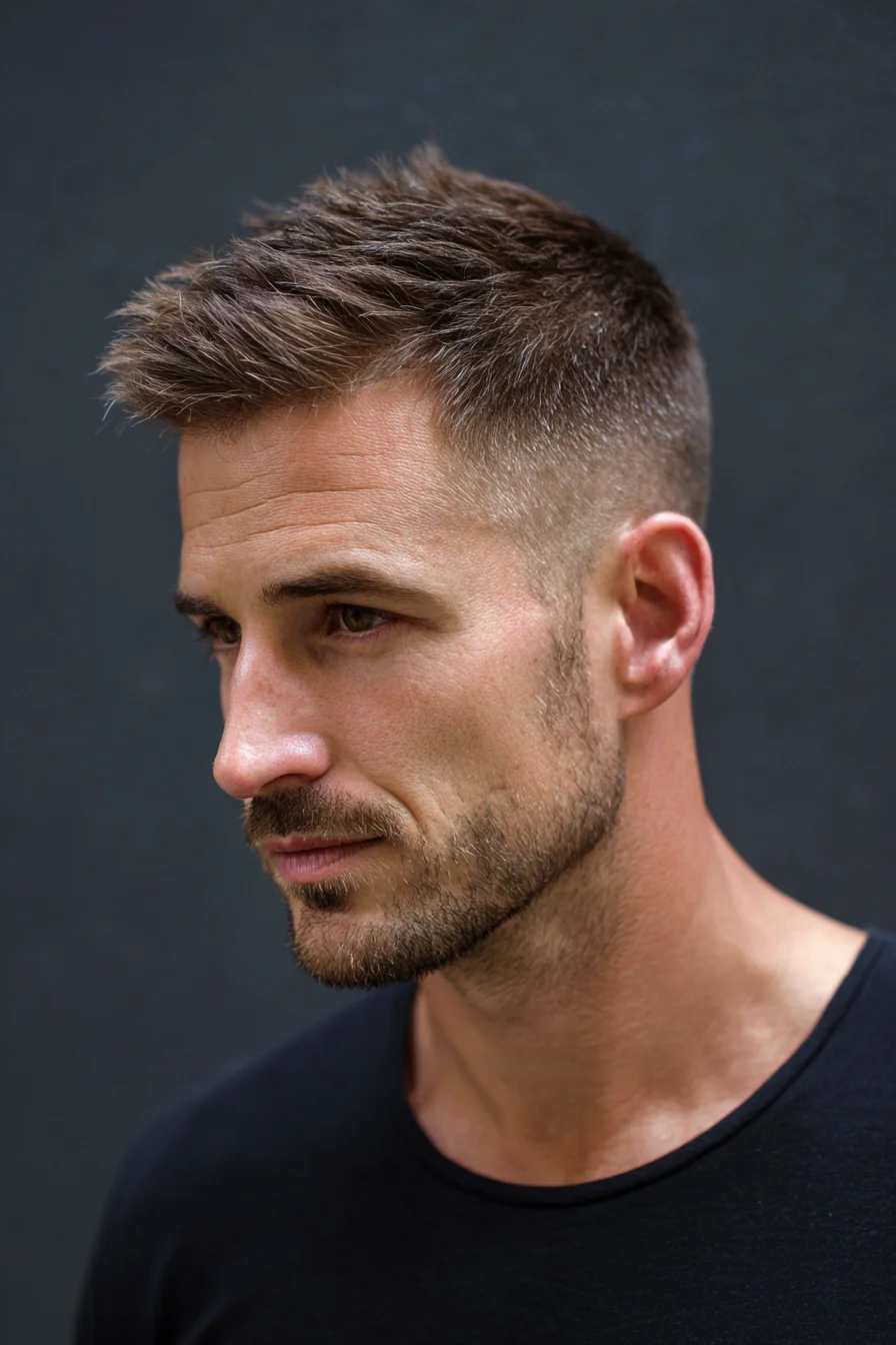 Textured Crop with Low Fade — Modern Mens Short Haircut