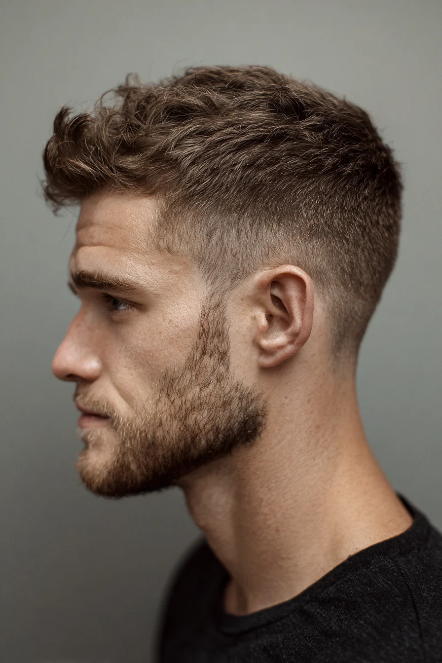 Textured Crop with Low Fade — Modern Mens Short Hairstyle