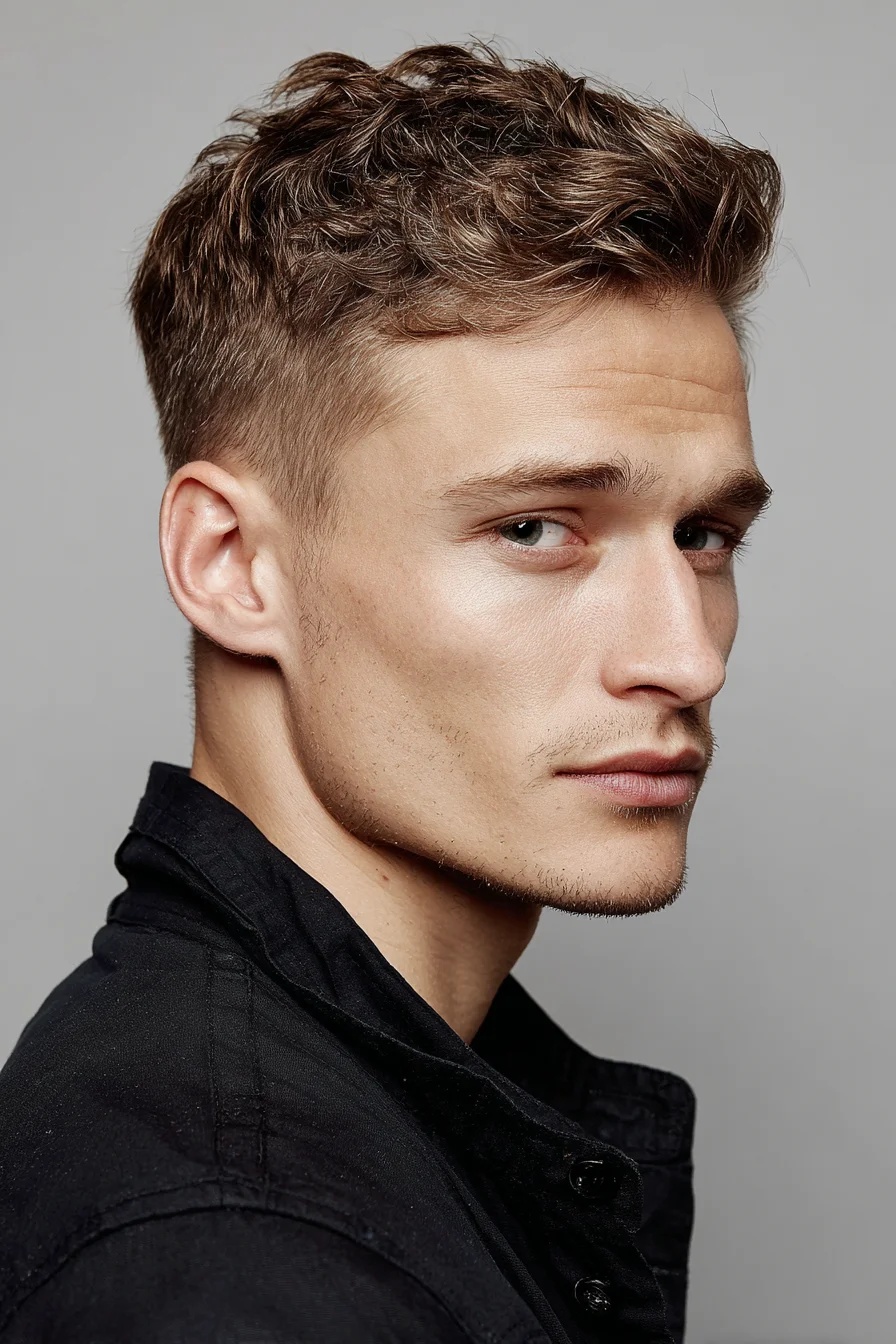 Textured Crop with Low Fade — Modern Mens Short Hairstyle
