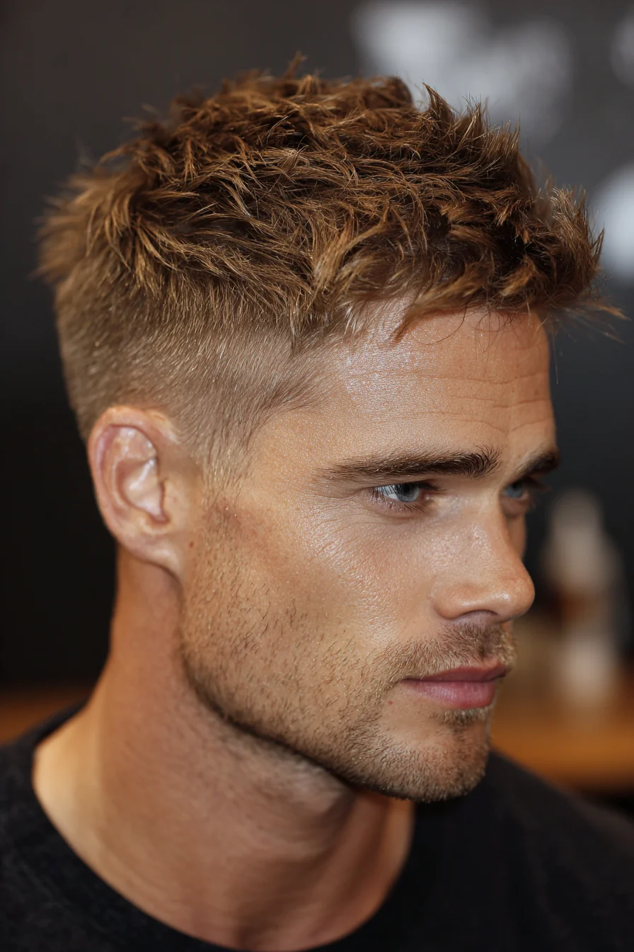 Textured Crop with Low Fade — Modern Mens Short Hairstyle