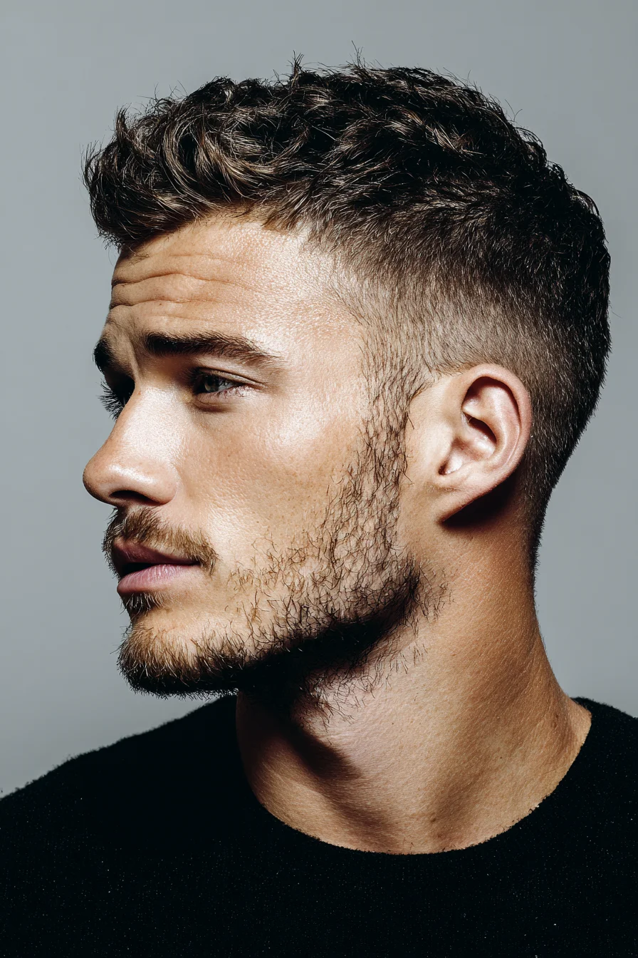 Textured Crop with Low Fade — Modern Mens Short Hairstyle