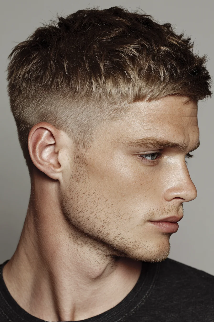 Textured Crop with Low Fade — Modern Short Mens Hairstyle