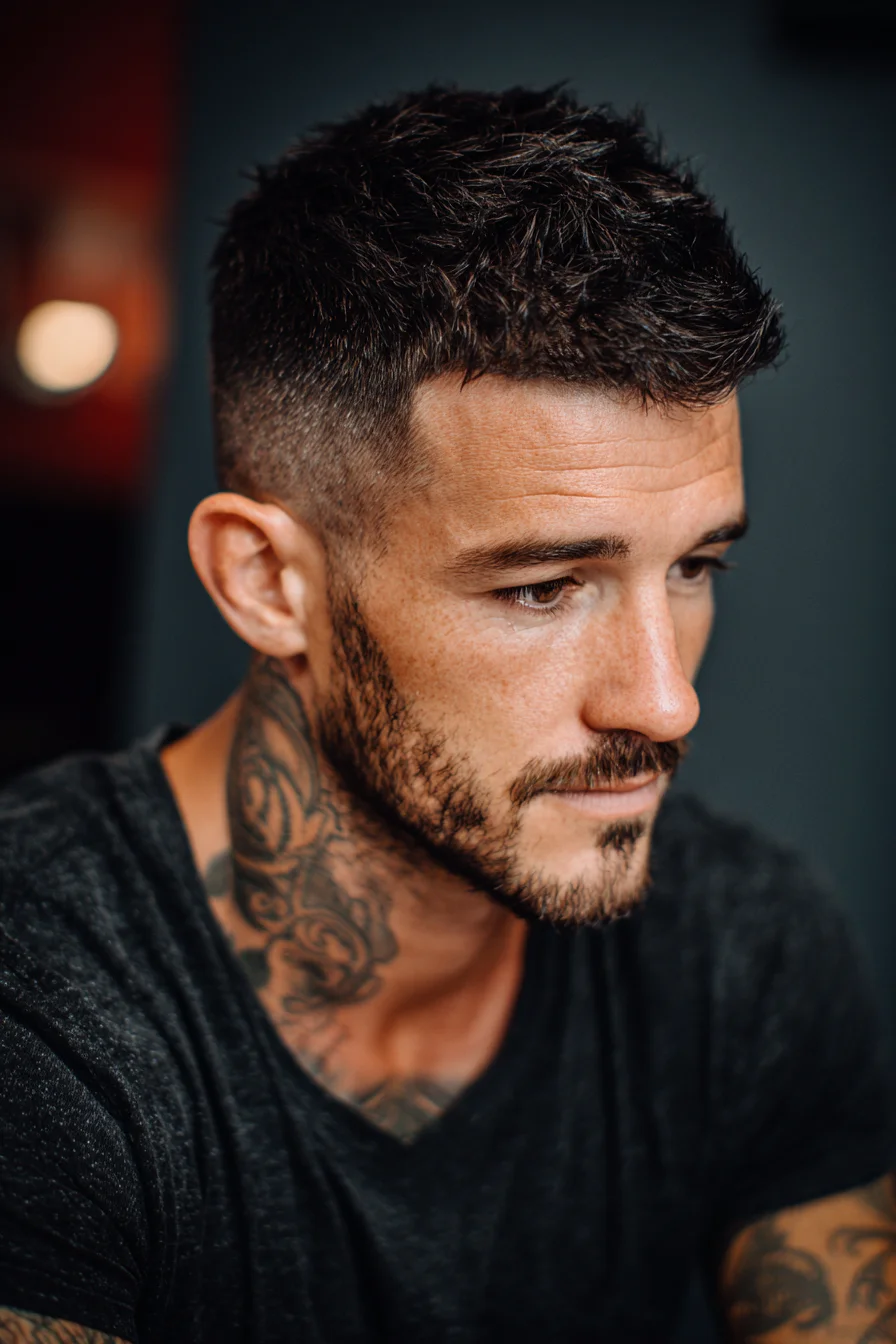 Textured Crop with Low Fade — Modern Short Mens Hairstyle