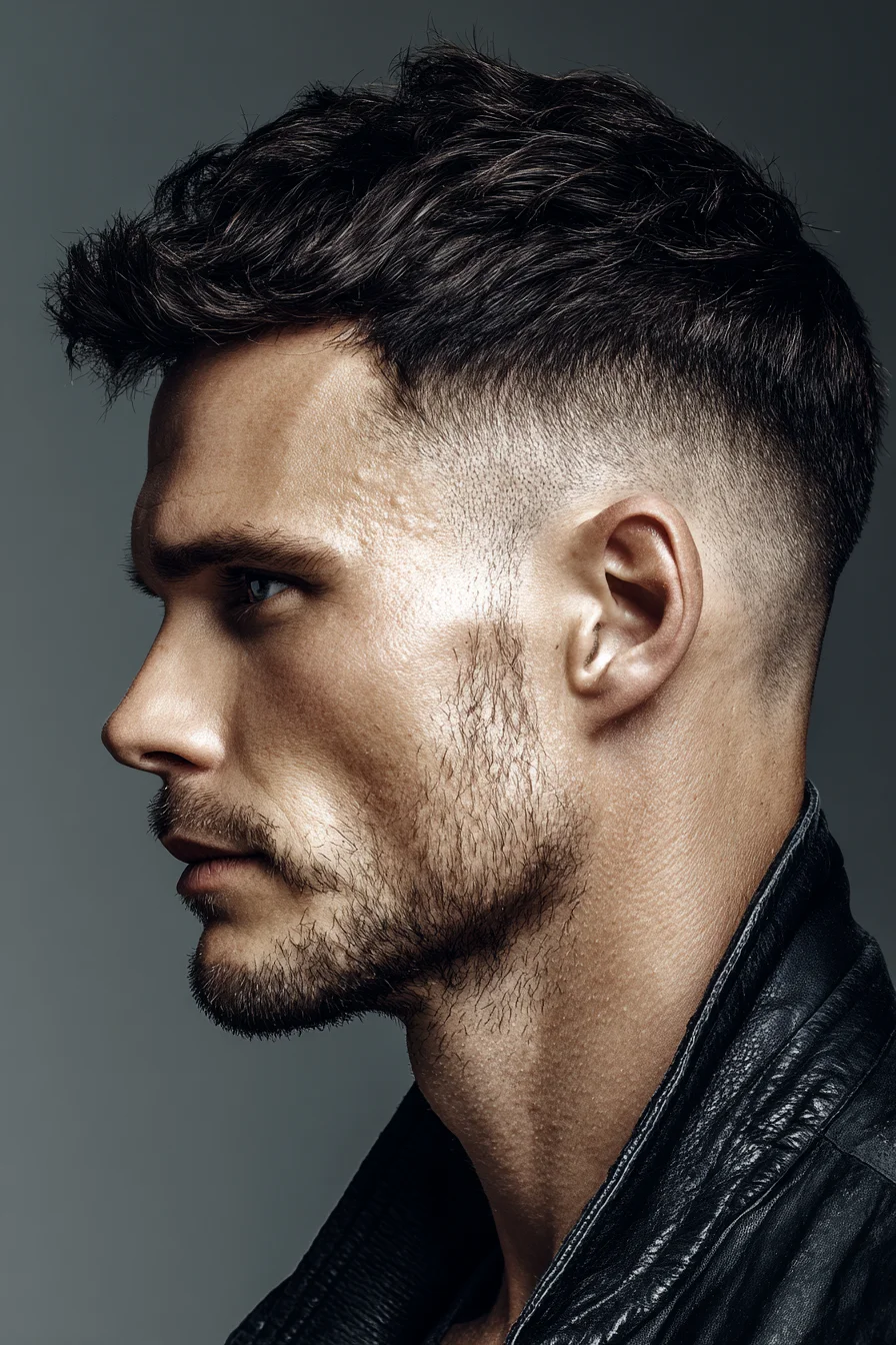 Textured Crop with Low Skin Fade — Modern Mens Short Hairstyle