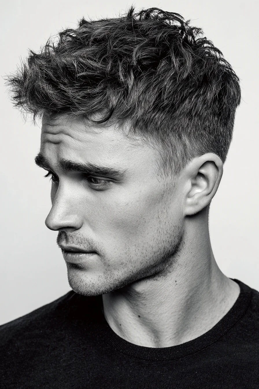 Textured Crop with Short Sides — Modern Mens Haircut