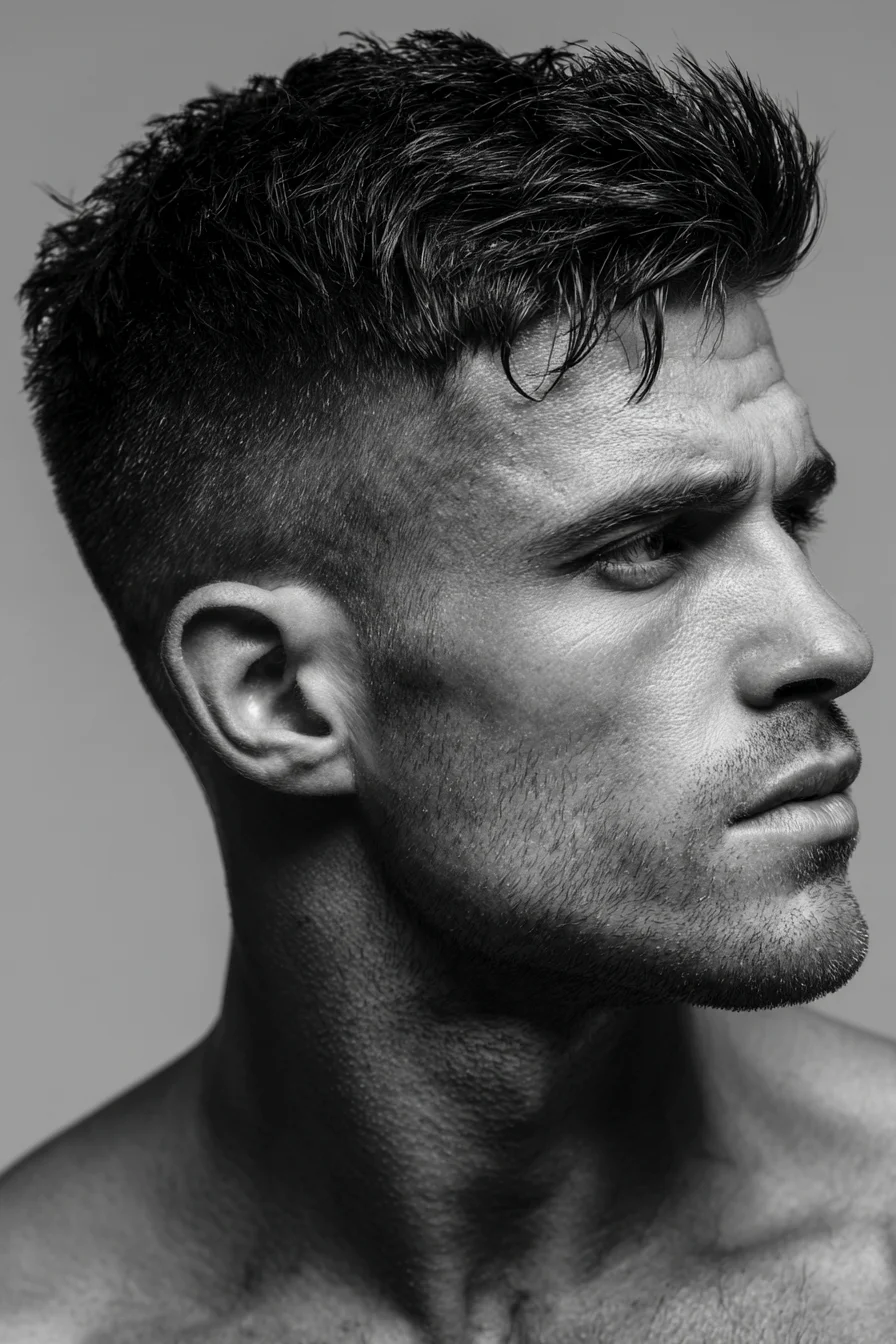 Textured French Crop with Low Fade — Modern Mens Short Hairstyle
