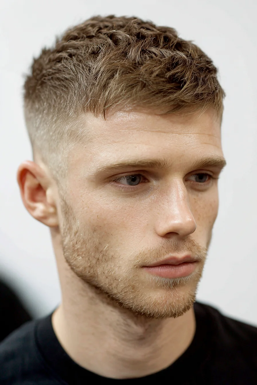 Textured French Crop with Skin Fade — Modern Mens Short Hairstyle