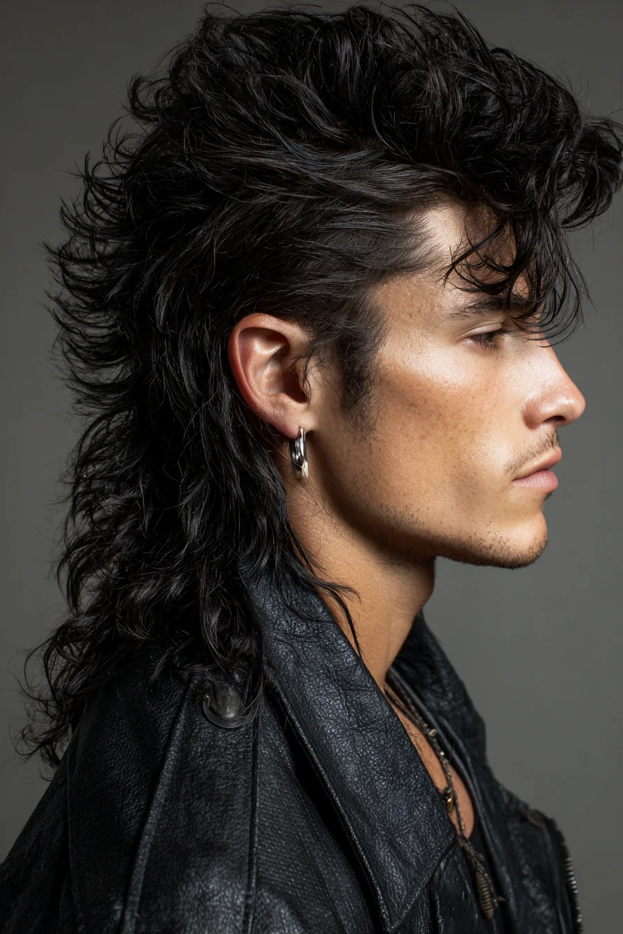 Textured Modern Mullet — Messy Shag Hairstyle for Men