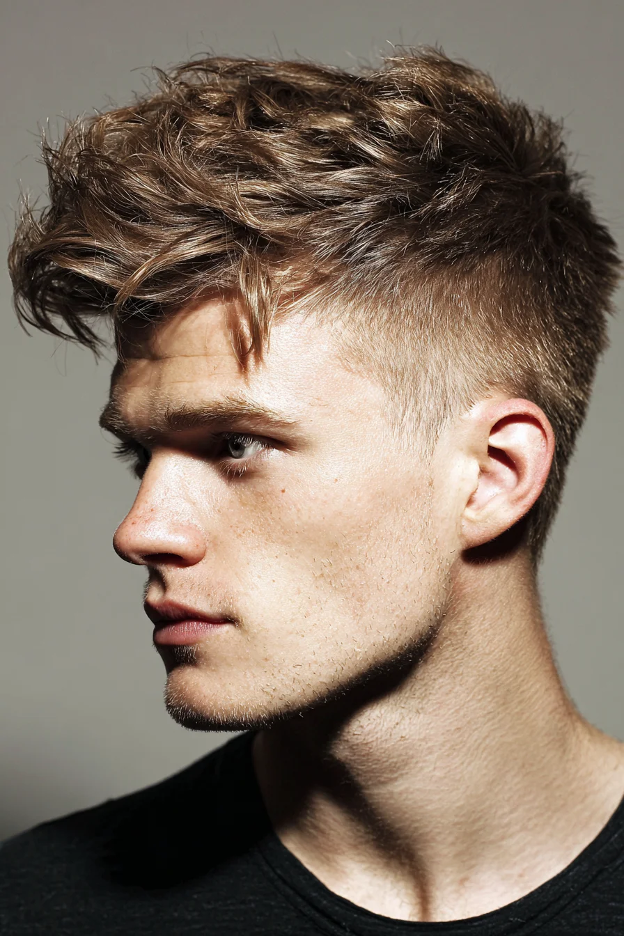 Textured Quiff with Low Fade — Modern Mens Hairstyle