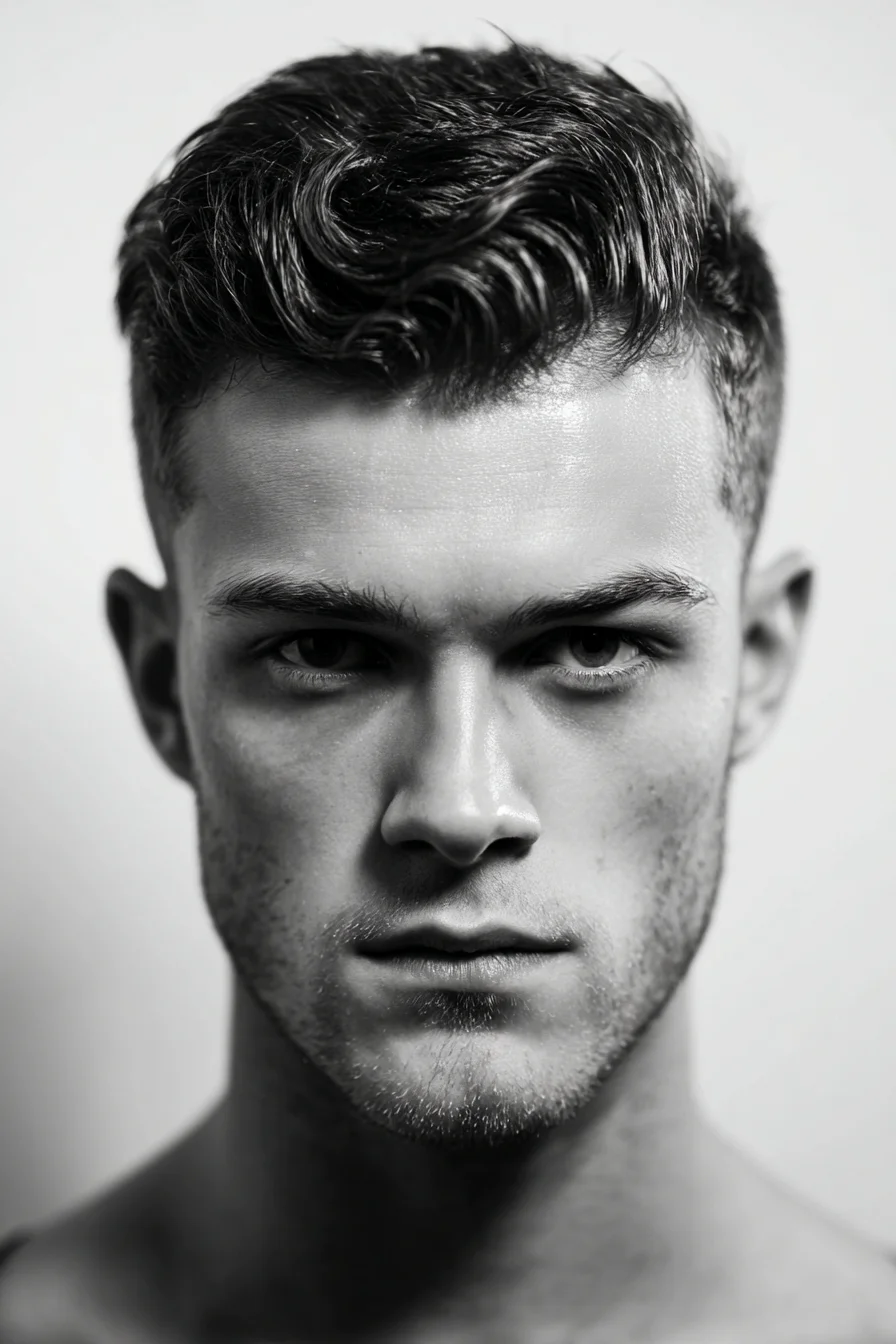 Textured Quiff with Short Sides — Modern Mens Tapered Hairstyle