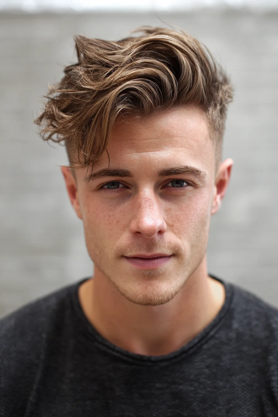 Textured Quiff with Tapered Sides — Modern Mens Hairstyle