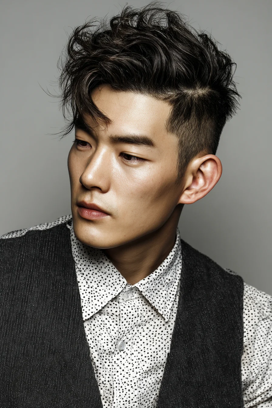 Textured Quiff with Tapered Sides — Modern Mens Undercut