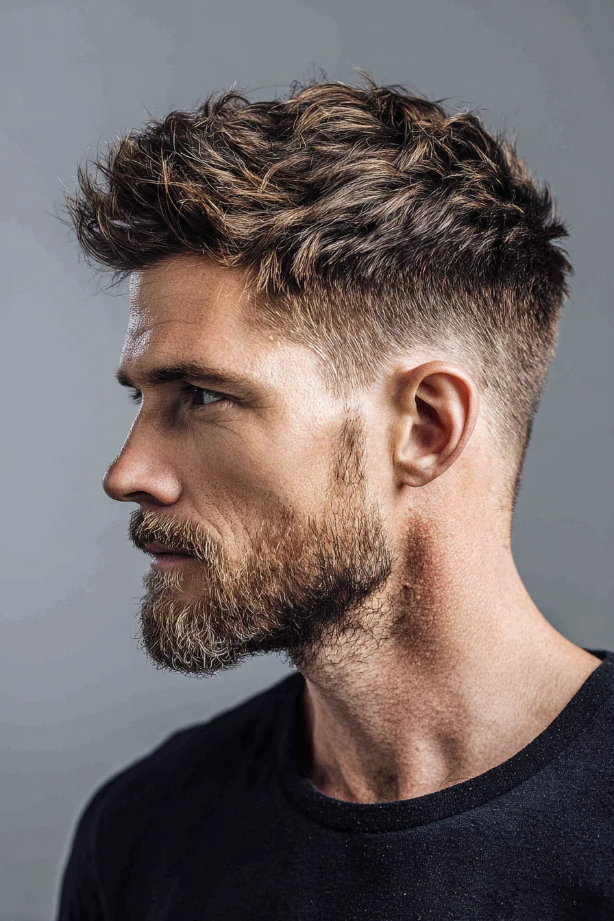 Textured Tousled Crop with Low Fade — Modern Mens Hairstyle