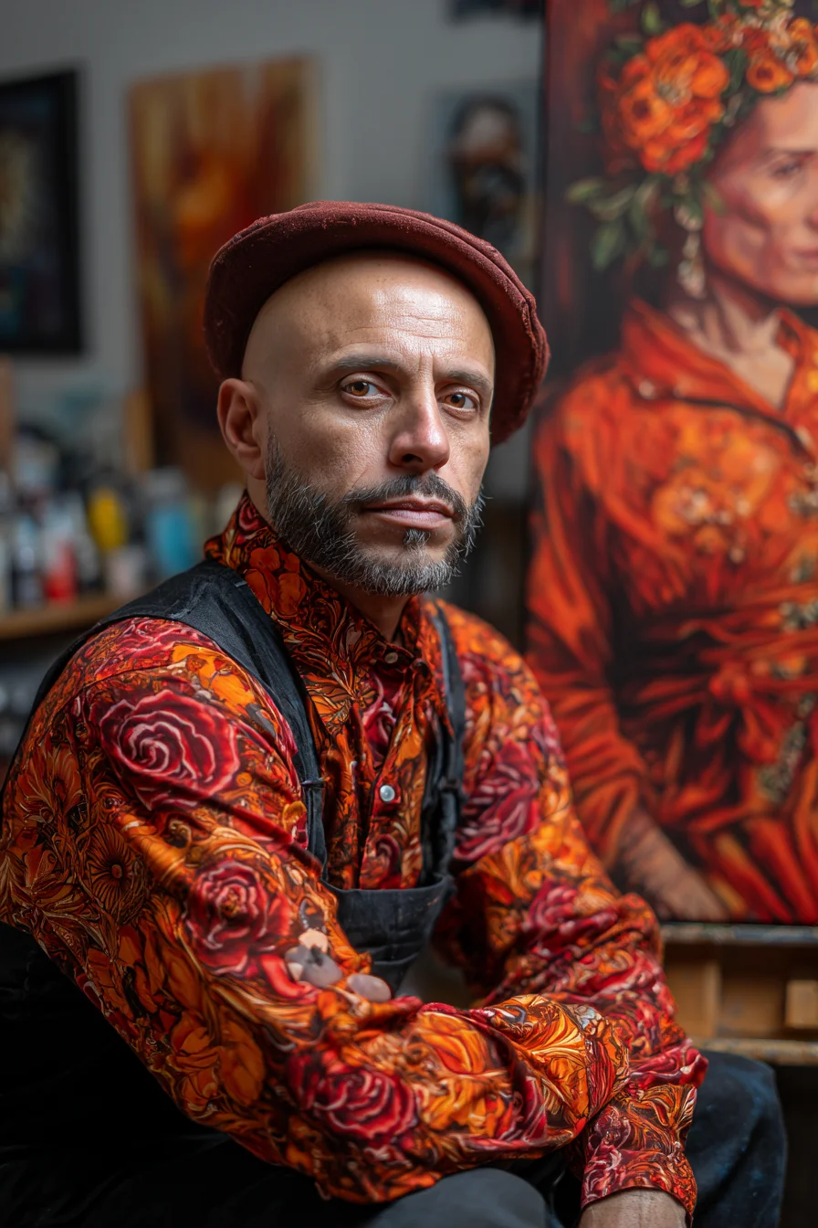 Bald Head with Short Sculpted Beard — Modern Mens Clean-Shaven Style