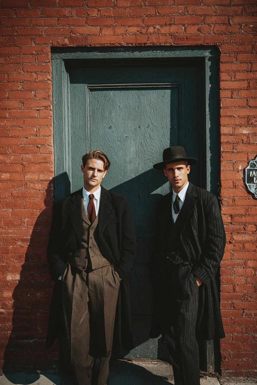 Classic Side Part for Men — Medium-Length Slicked-Back Look