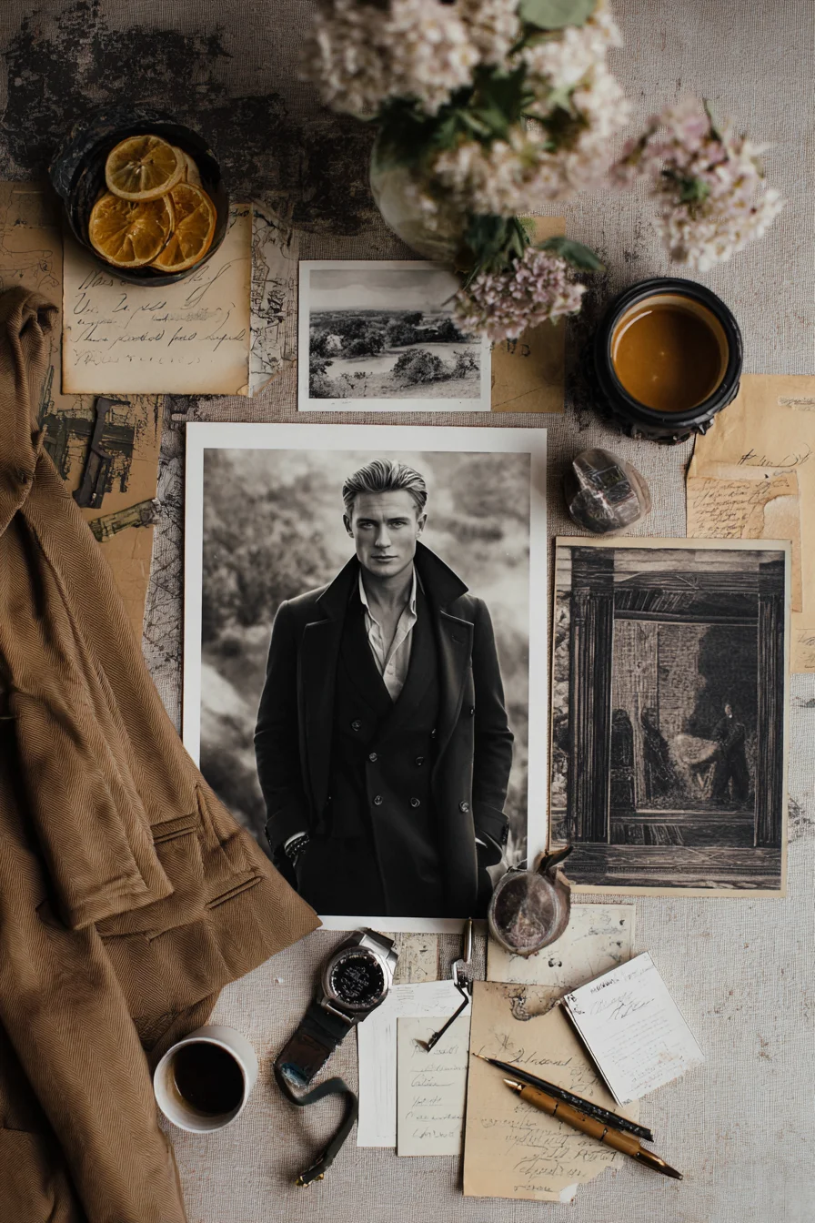 Classic Slicked-Back Taper — Modern Pompadour for Men