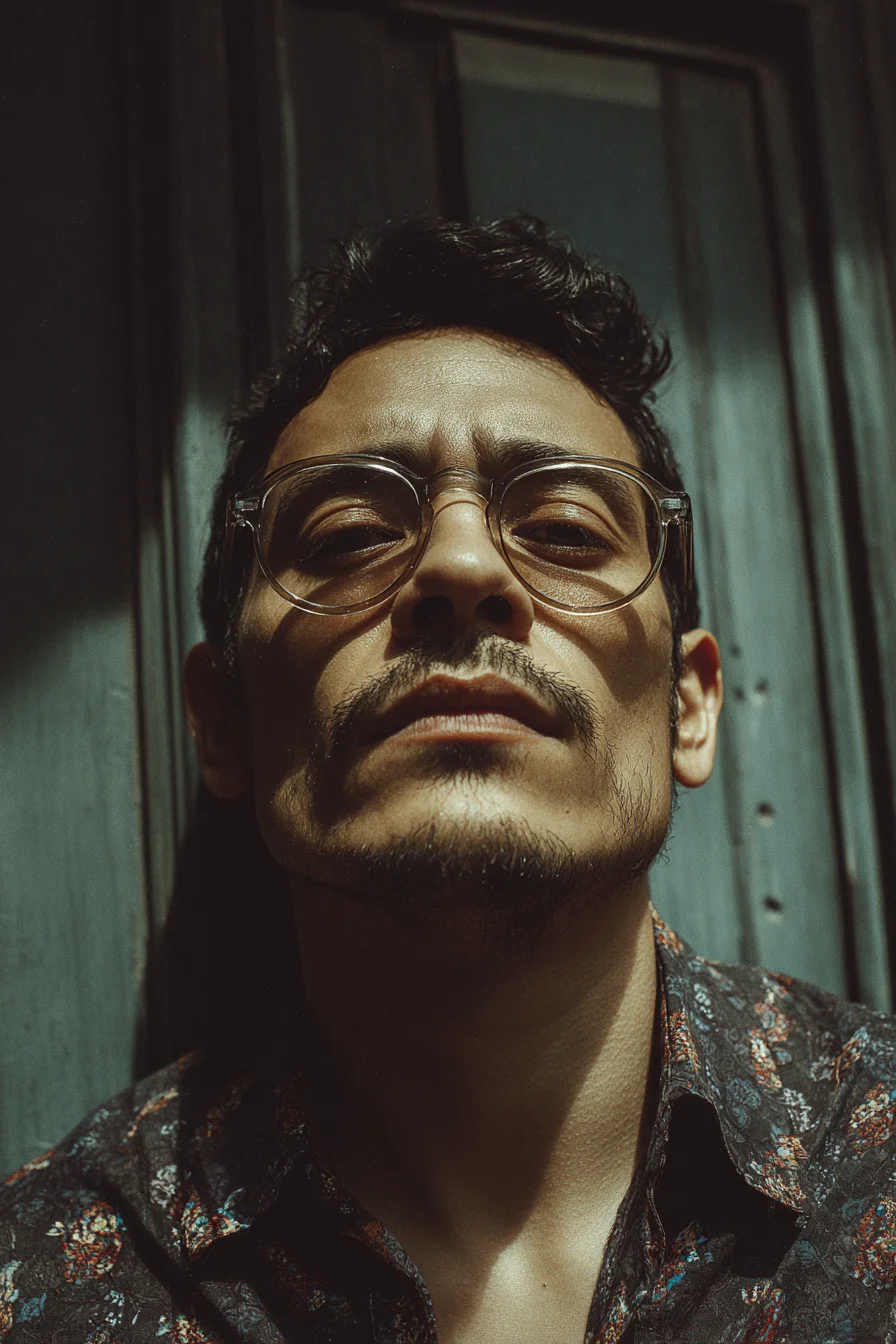 Jawline & Submental Linework Tattoo — Minimalist Script and Geometry