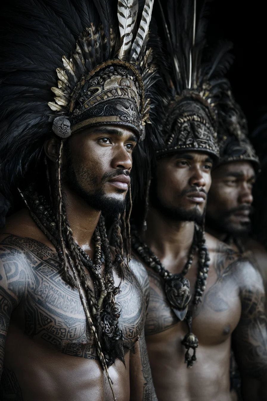 Long Textured Braids for Men — Braided Styles with Beard