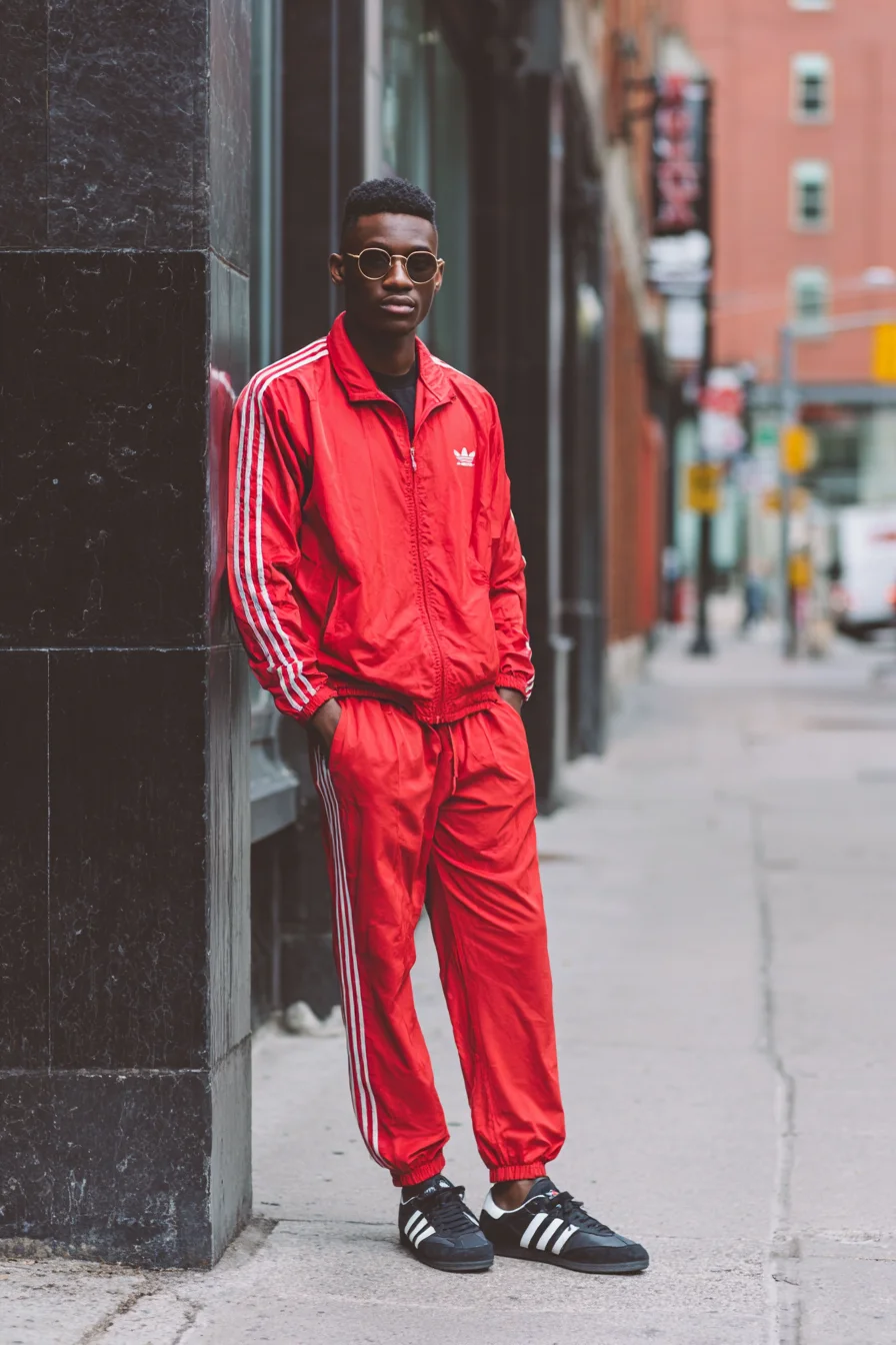 Mens Red Track Suit Styling — Modern Athleisure & Streetwear Tips