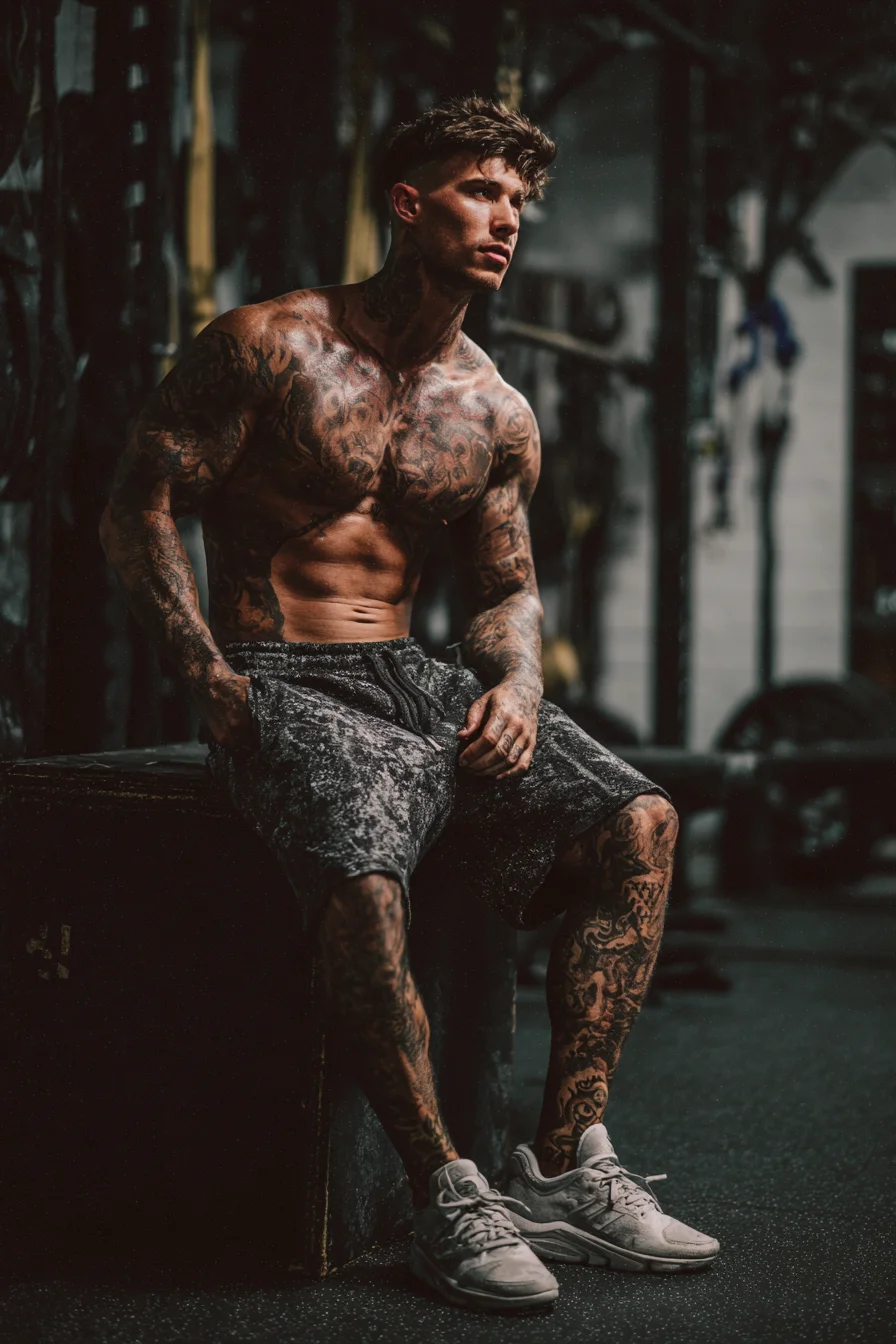 Mens Textured Crop with Skin Fade and Messy Fringe