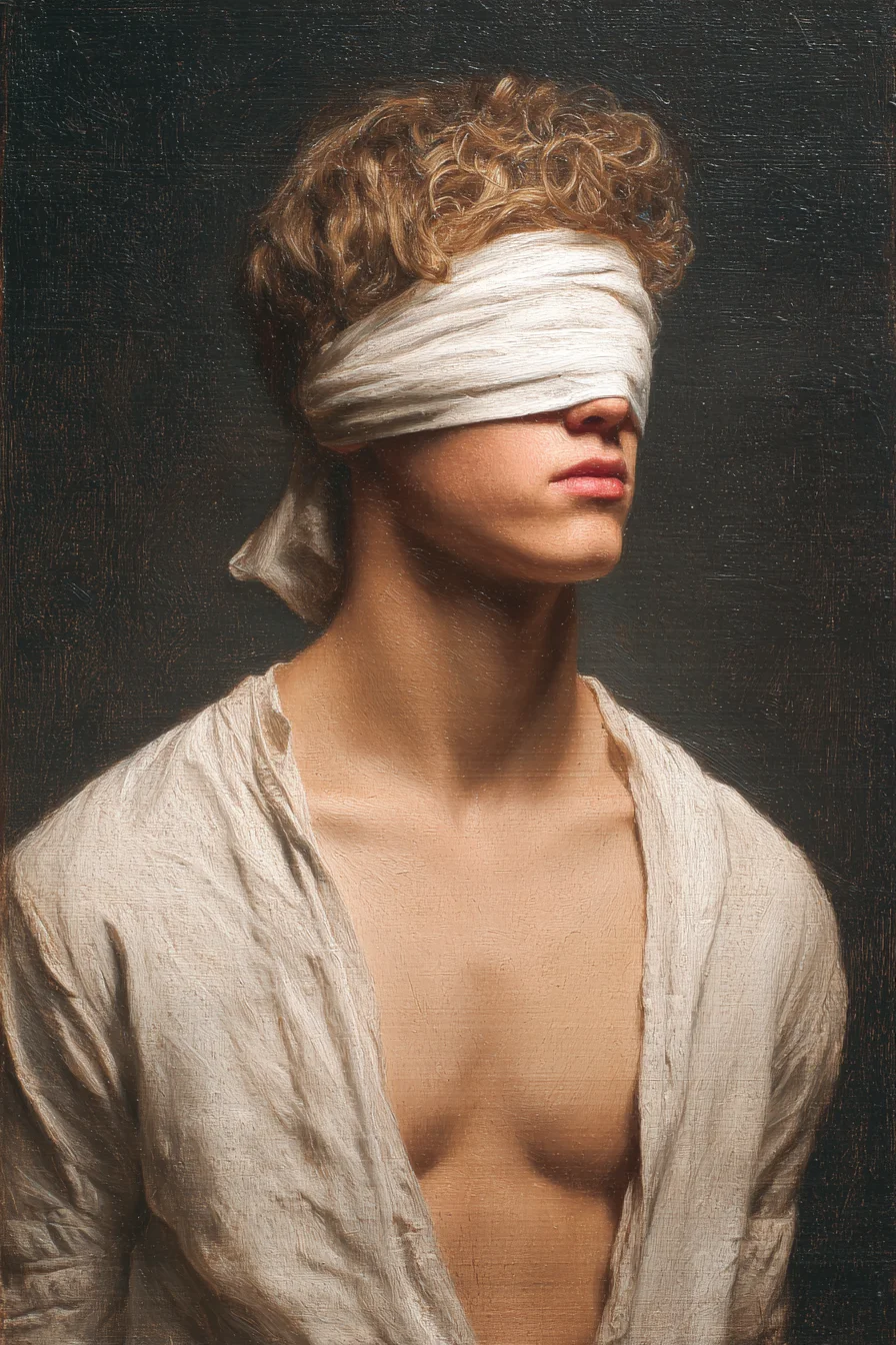 Mens Textured Curly Top with Tapered Sides