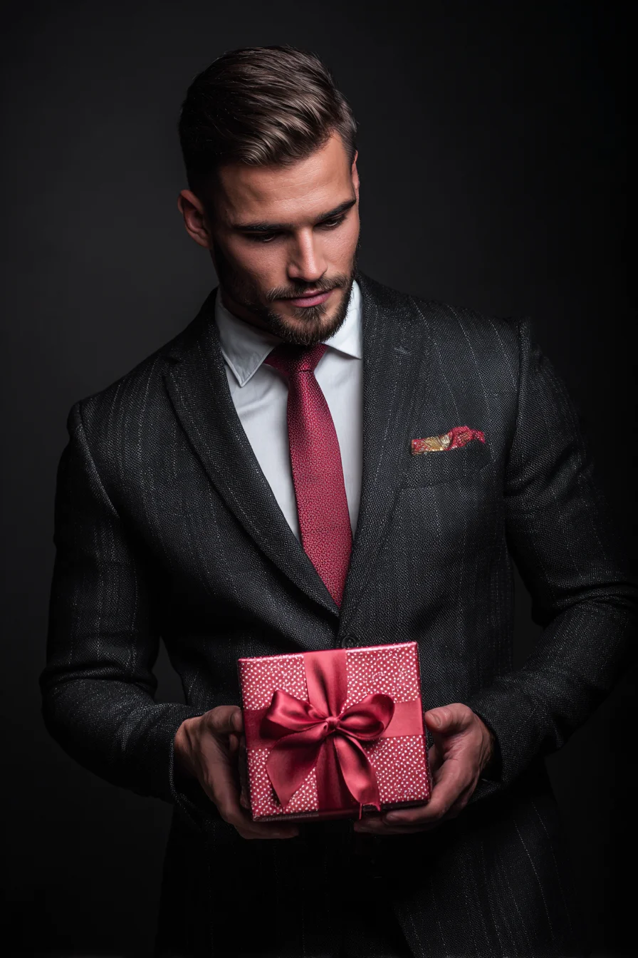 Mens Textured Side Part — Modern Pompadour for Medium-Length Hair