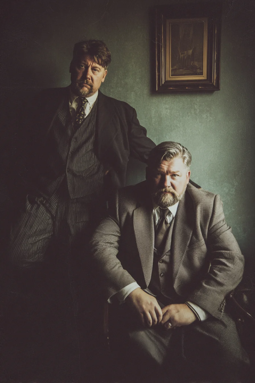 Modern Classic Side Part with Tapered Sides — Mens Comb-Over Style