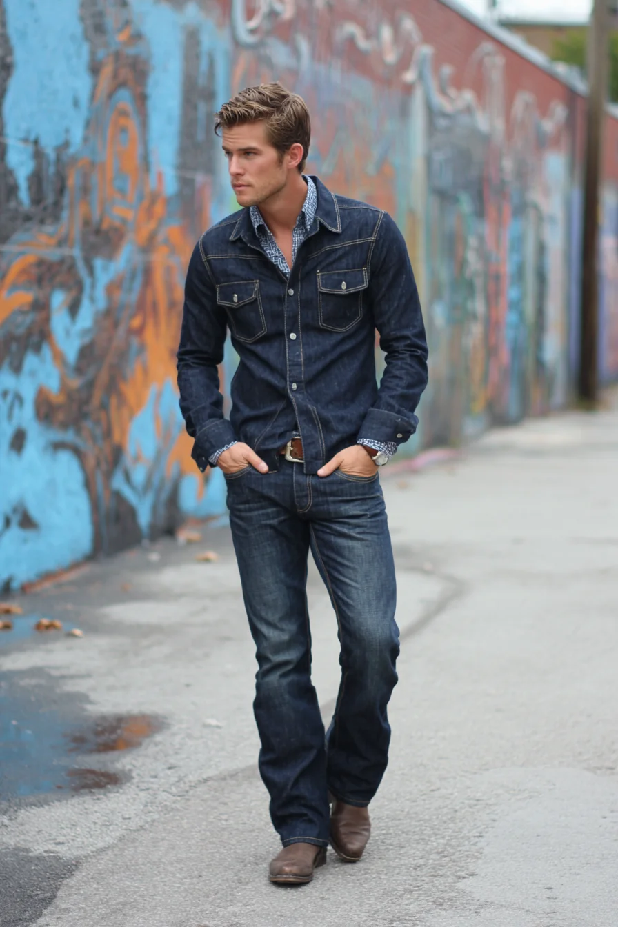 Modern Textured Side-Part for Men — Tapered Sides & Voluminous Top