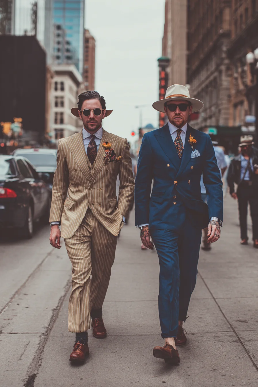 Pinstripe & Double-Breasted Suits: Modern Tailoring Tips for Mens Style