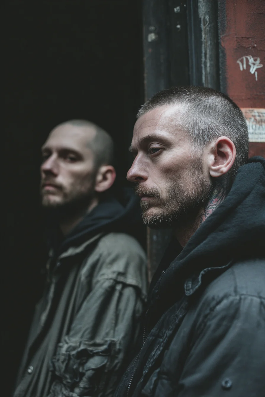 Short Buzz Cut with Textured Stubble — Mens Low-Maintenance Style