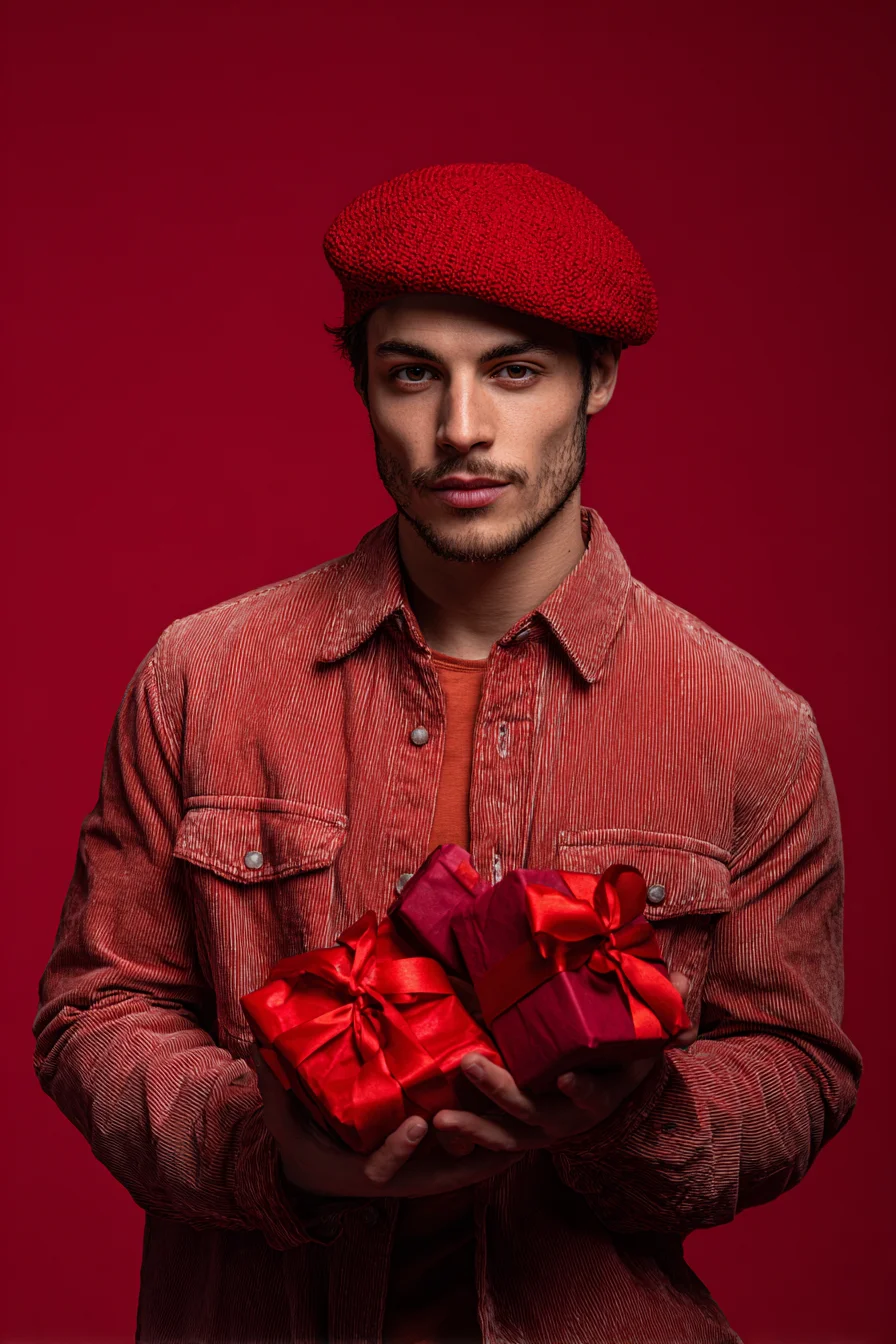 Short Textured Crop with Soft Fringe — Modern Mens Beret-Ready Hairstyle