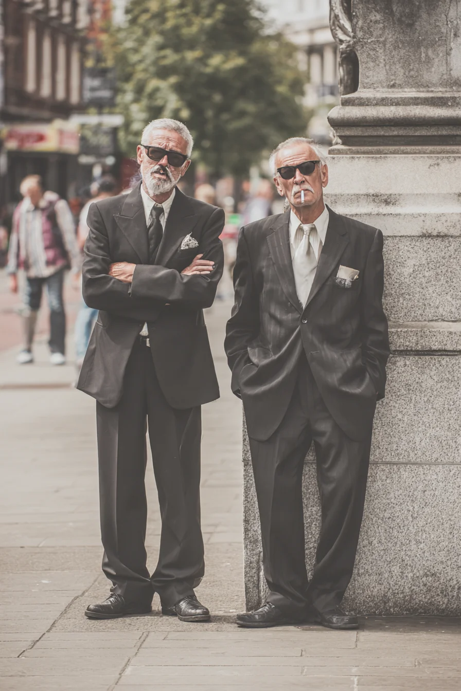 Short Textured Taper for Grey Hair — Modern Classic Mens Cut