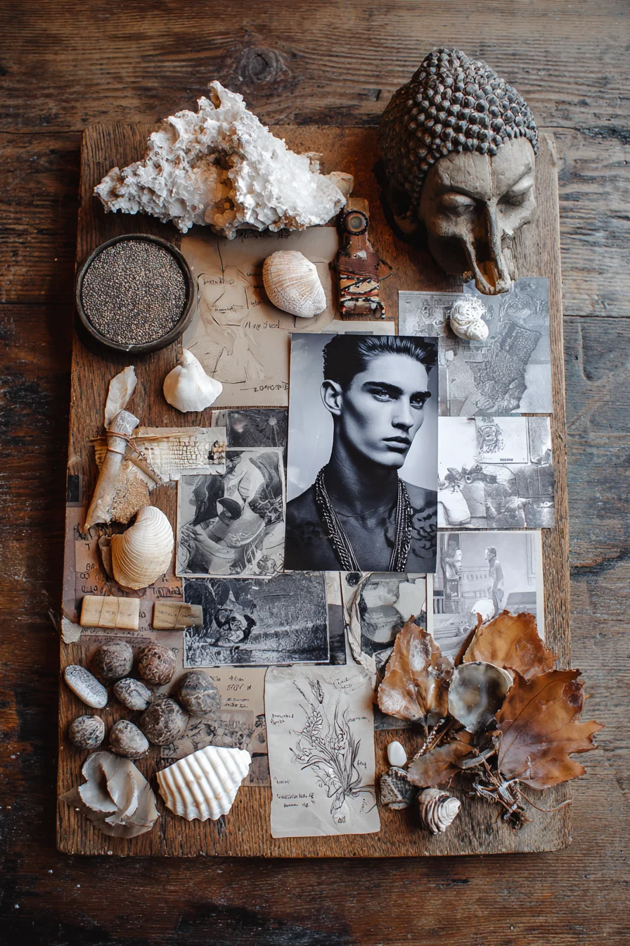 Slicked-Back Textured Pompadour for Men