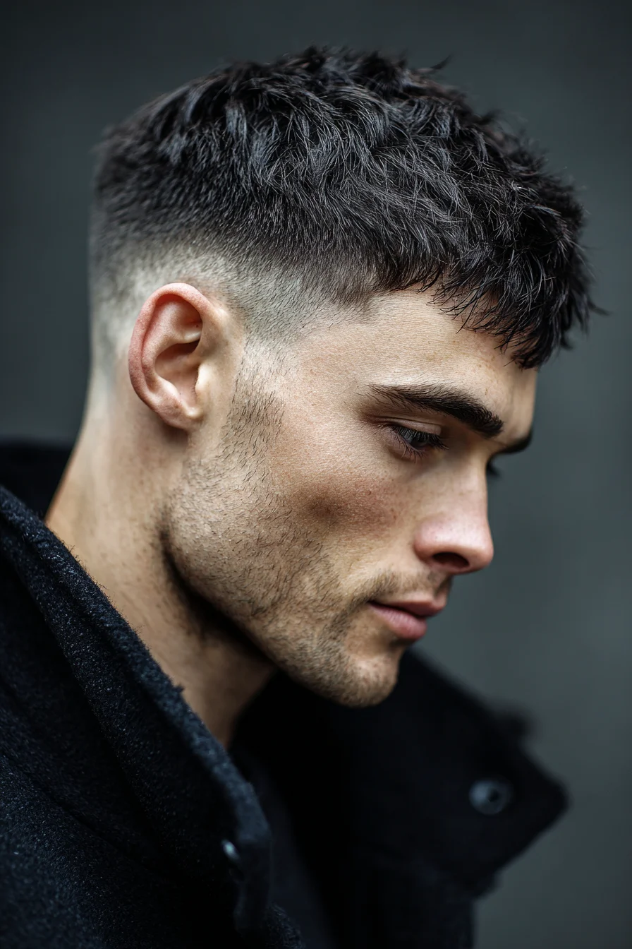 Textured Crop with High Skin Fade — Modern Mens Short Haircut