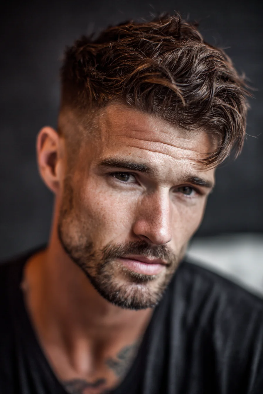 Textured Crop with Low Fade — Modern Mens Short Hair