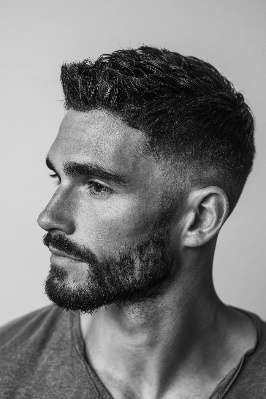 Textured Crop with Low Fade - Modern Mens Short Hairstyle